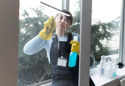 Nettoyage de vitres intérieures et extérieures au Grand-Bornand